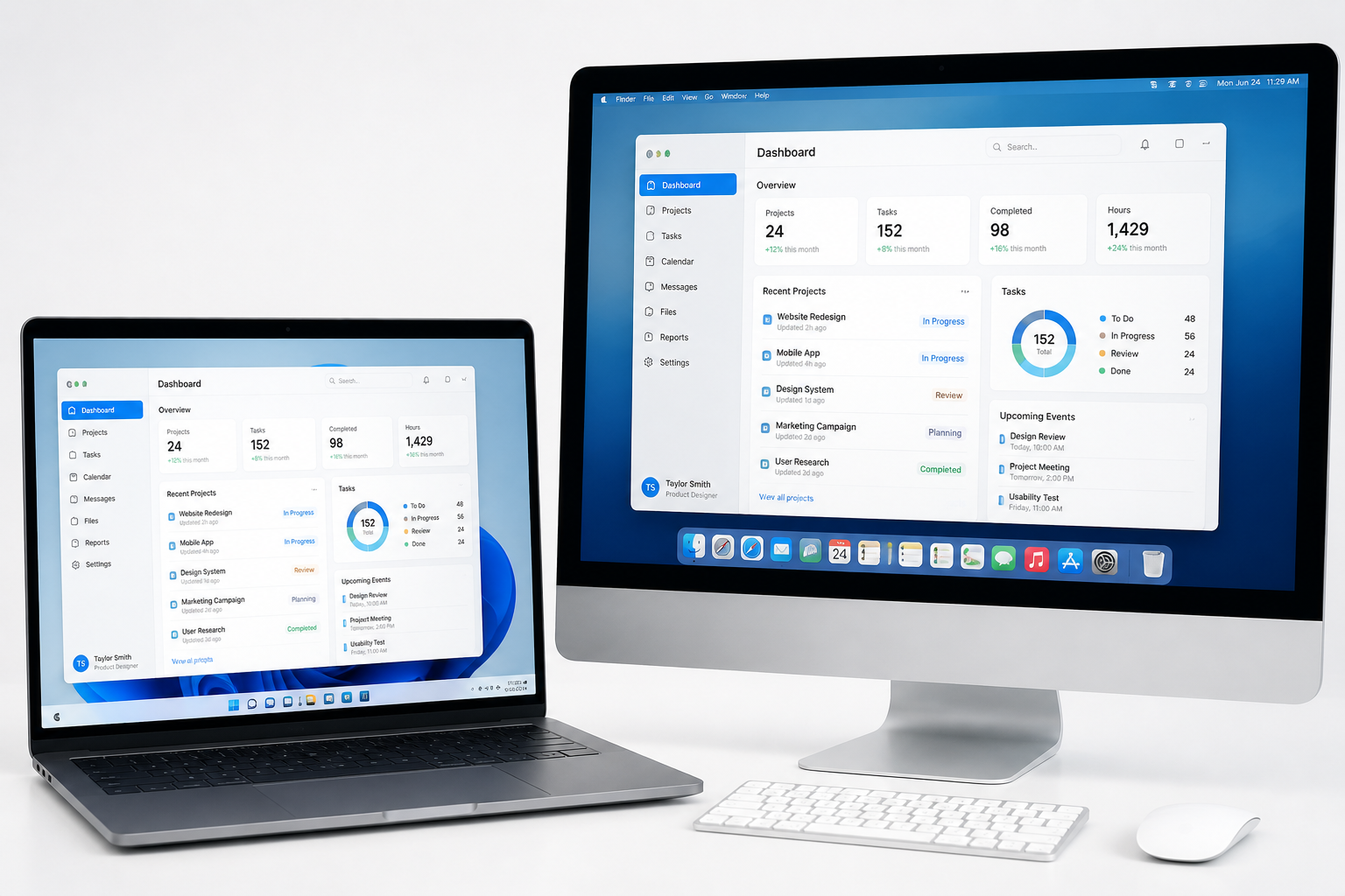 Windows and MacOS
